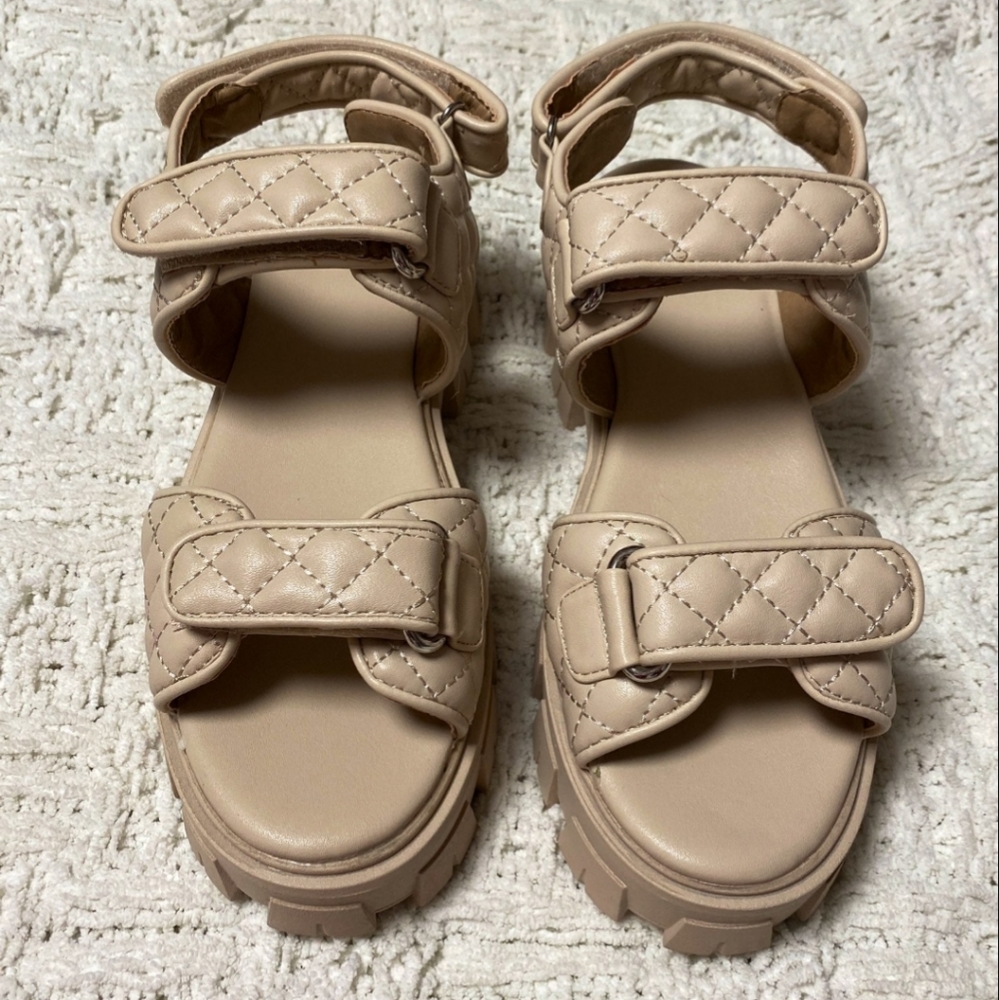 Nude sandals